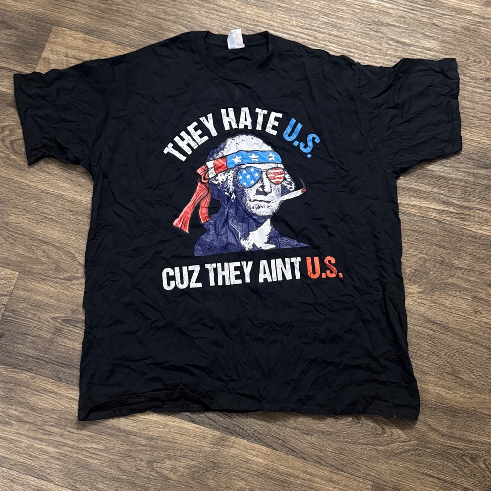 Port and Company Black Graphic Tee